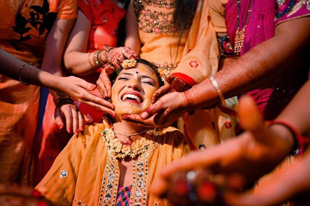 ai generated, woman, bride, indian wedding, culture, turmeric ceremony, indian, indian culture, indian wedding, indian wedding, indian wedding, indian wedding, indian wedding